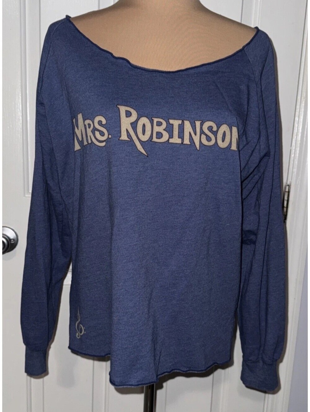 Mrs Robinson Off The Shoulder Sweatshirt Size Small